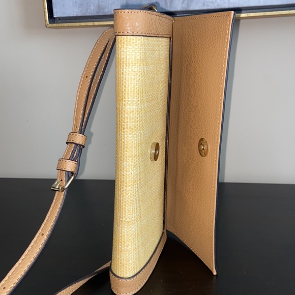 Anne Klein Floral Embroidered Floral Crossbody or Clutch detachable strap - Picture 8 of 14